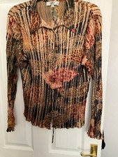 ladies crinkle blouse Emma