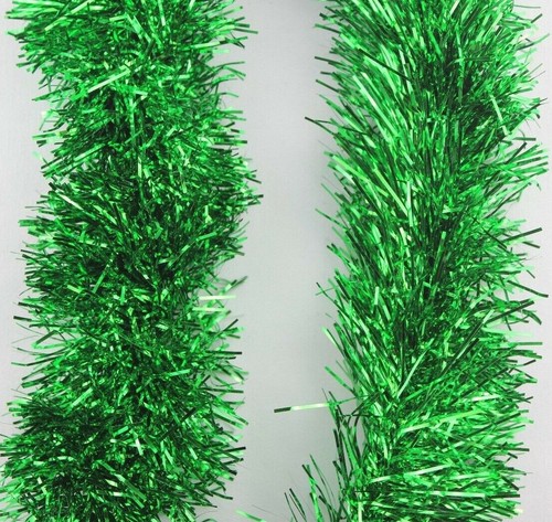 Pieces green tinsel - 5,