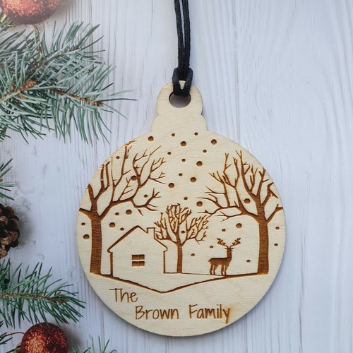 Personalised tree decoration - personalised,