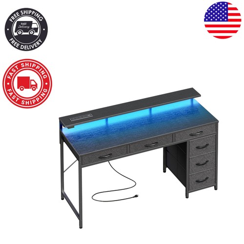 Computer desk with - computer, rgb