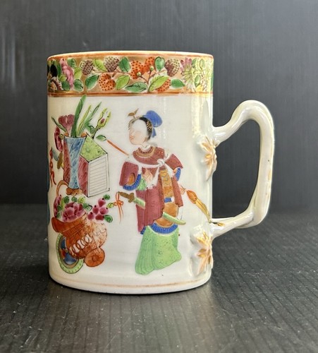 Antique 19th chinese rose - c,