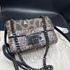 JIMMY CHOO Rebel brown leopard