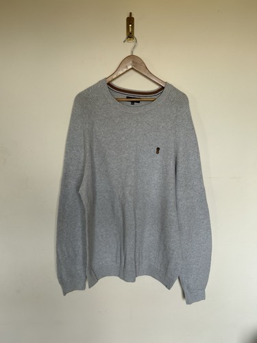 Next mens grey textured knit - grey,