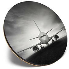 Round Single Coaster  - BW -