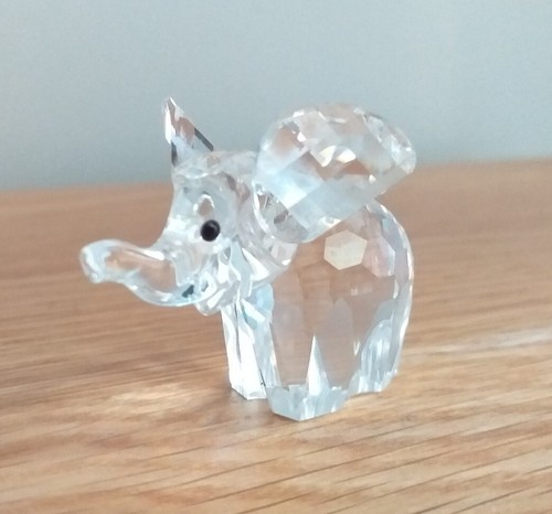 Swarovski crystal elephant - crystal,