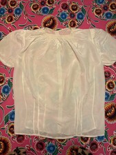 Antique Edwardian White Satin