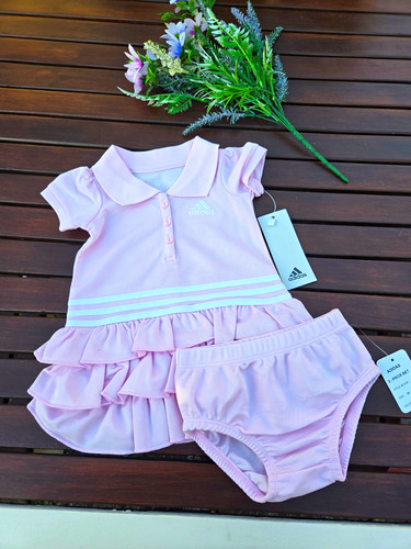 Adidas 2pc pink - cotton, piqué