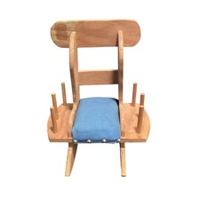 Vintage Wooden Spool Chair