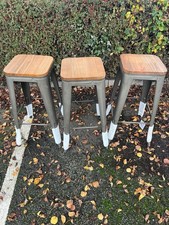 Industrial Style Barstools Set