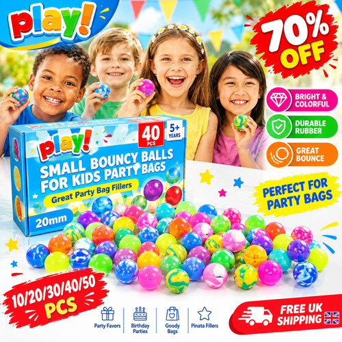 160 small bouncy - 40-160, balls