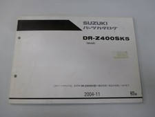 Suzuki DR-Z400SK5 Parts List