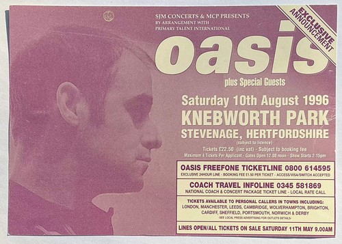 Oasis original concert - original,