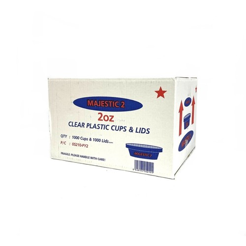 Majestic std 2oz clear plastic - std,