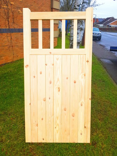 Wooden garden gate - -, lodge