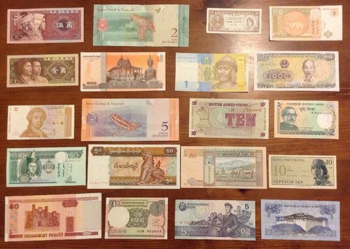 Lot world banknotes - world,