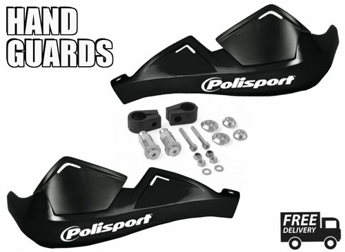 Motorcycle black handguards - motorcycle,