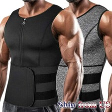 Men Sauna Sweat Vest Tank Top