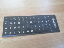 English Keyboard Stickers