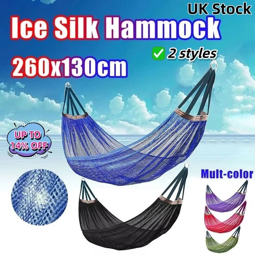 Outdoor portable mesh hammock - outdoor,