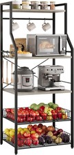 Industrial Bakers Rack Kitchen