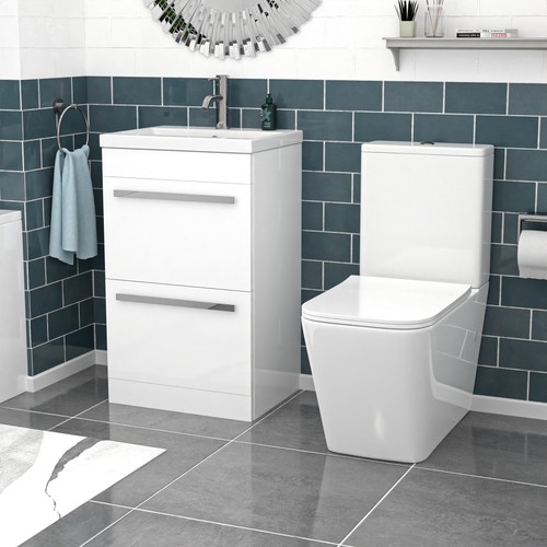 Nes home 500mm white - home, drawers