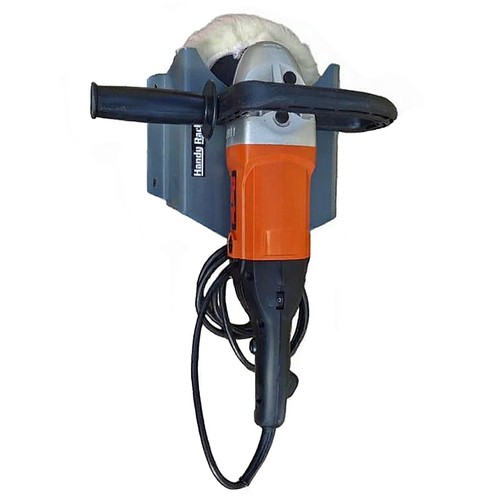 Wall mounted machine polisher - wall,