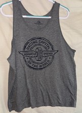 Indianapolis Motor Speedway Tank Top Men’s XL Racing Capital Gray Graphic