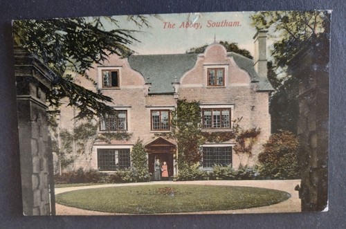 Vintage postcard the abbey - vintage,