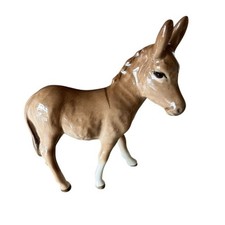 Beswick Donkey Foal Small Beige Cream Gloss Approx. 11cm x 9cm Collectable 