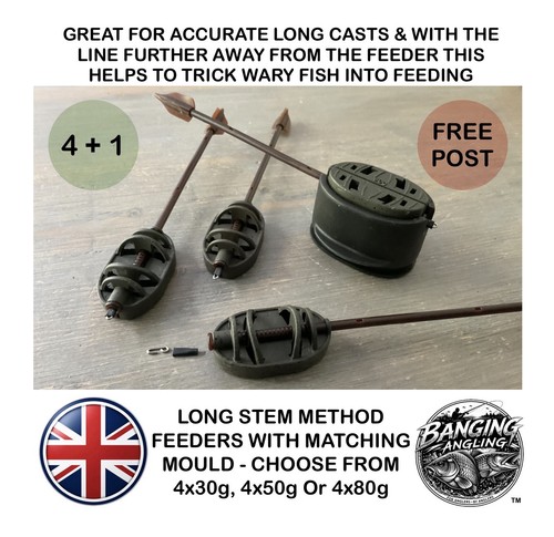 Long cast method feeders - cast,