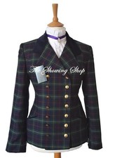 LADIES TARTAN WOOL LEADERS/ LEAD REIN JACKET  SIZE 12