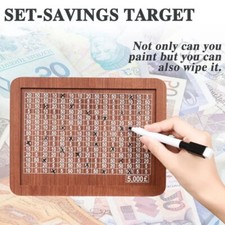 Cash Vault Wooden Savings Box