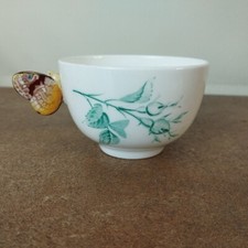 Rare & Antique c1870 Minton,  'Butterfly Handle' Tea Cup, A/F
