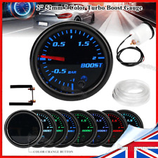 12V Turbo Boost Gauge 52mm 2"