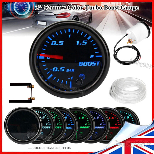 12v turbo boost gauge 52mm - turbo,