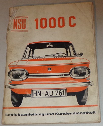Operating instructions nsu - operating,
