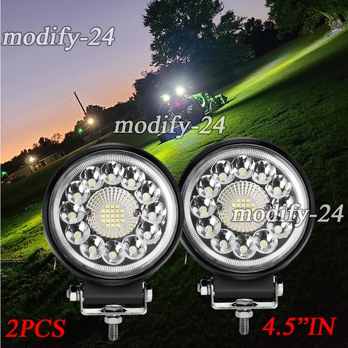 Round led work lights - 4.5",