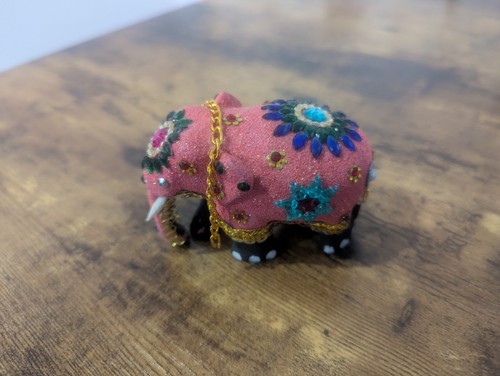 Decorative pink sparkly carved - decorative,