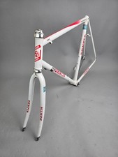 Frame Set Mino Denti Light Columbus Speciale Campagnolo 130 mm 56 cm Frame White
