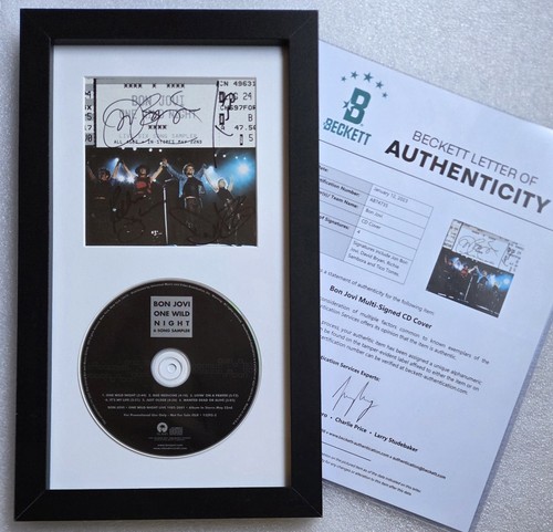Bon jovi autographed - jovi, beckett