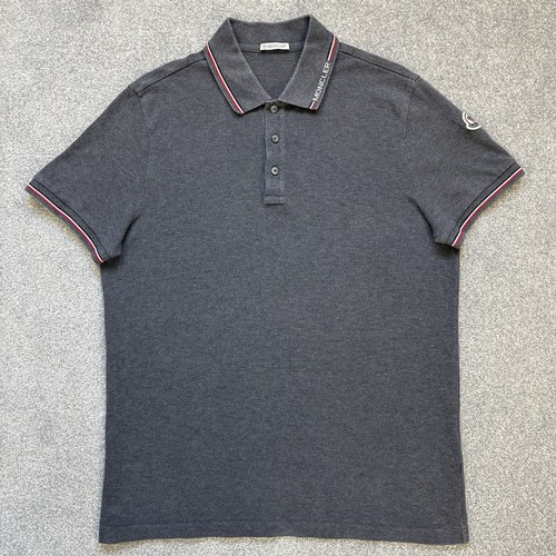 Moncler polo dark grey size - grey,
