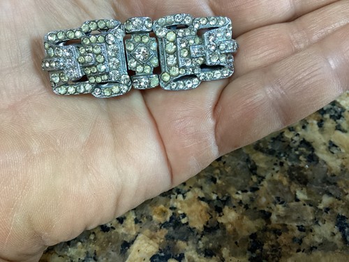 Vintage art deco duette brooch - deco,