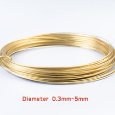 Round Solid Bare Brass Wire