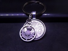 British Coin Keyrings Lucky
