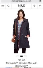 M&S Stormwear Fleece Lined Waterproof Windproof Women Jacket Coat Mac Size 8