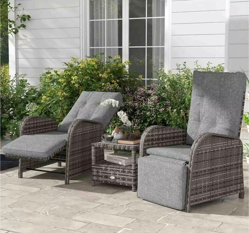 Piece rattan reclining - 3,