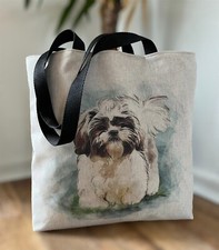 Shitzu Dog Canvas Shoulder