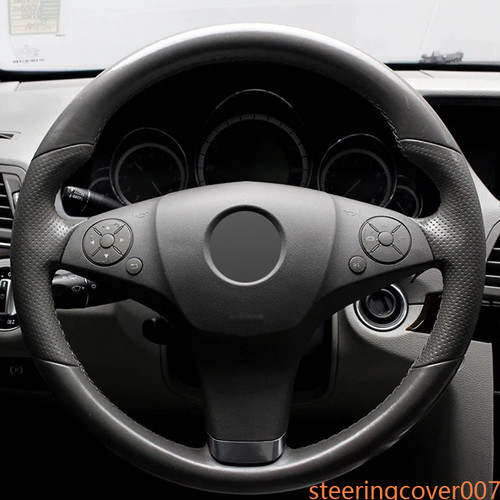 Genuine leather steering wheel - leather,
