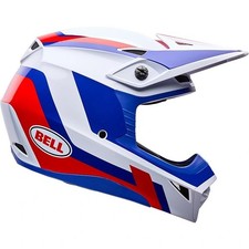 BELL MX-10 MIPS DYNO RED WHITE OFF ROAD MOTOCROSS ENDURO MOTORCYCLE BIKE HELMET