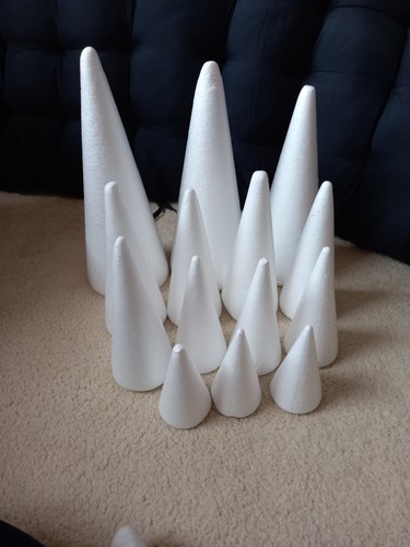 Polystyrene cones for - polystyrene,